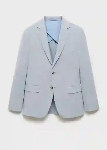 Blazer Americana Verner Celeste Talla 48 Hombre Mango