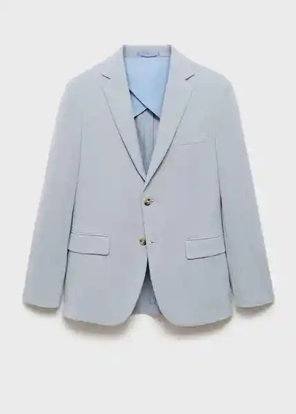 Blazer Americana Verner Celeste Talla 48 Hombre Mango