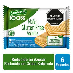 Colombina 100% Galleta Wafer de Vainilla sin Gluten