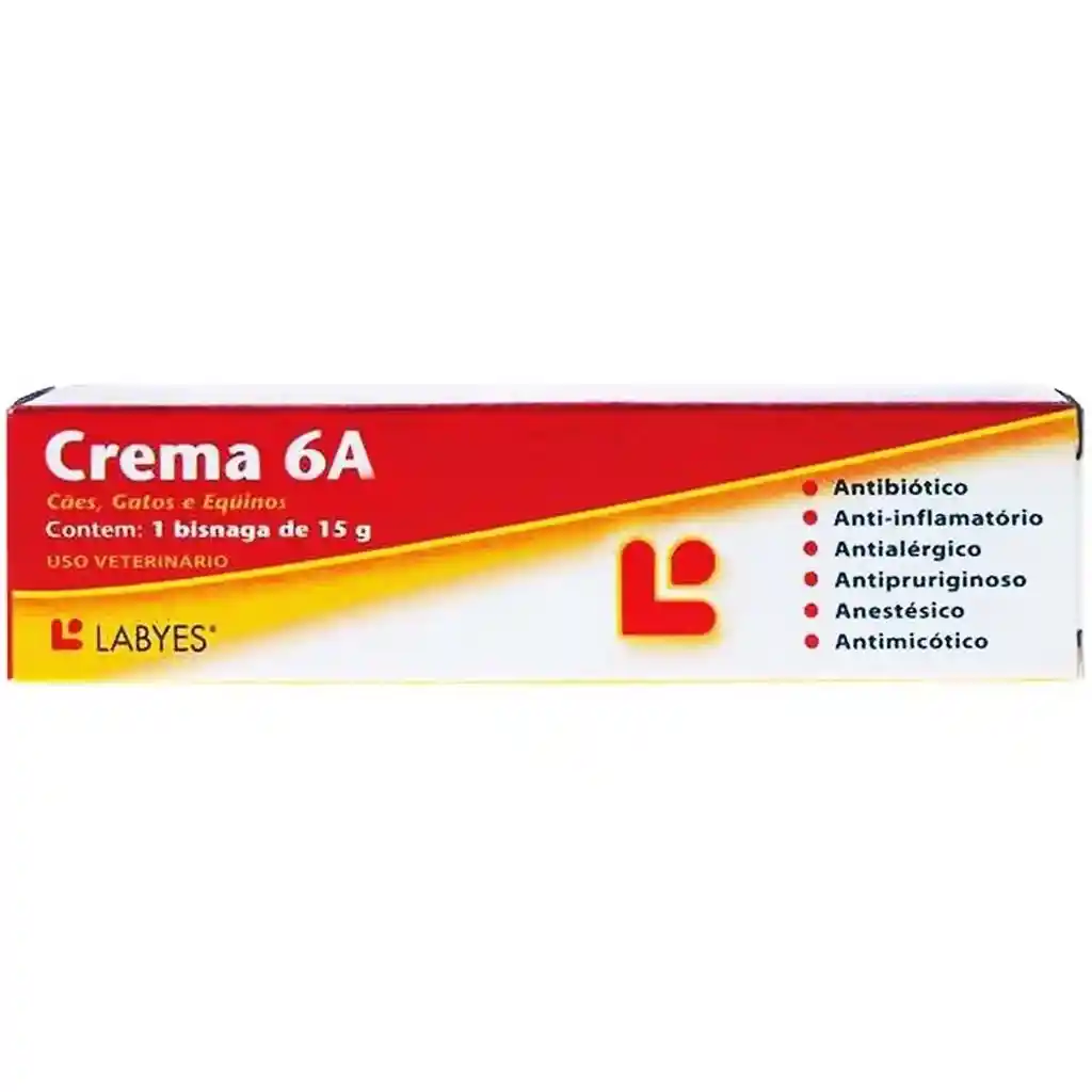 Crema 6A Antibiótica Uso Veterinario 