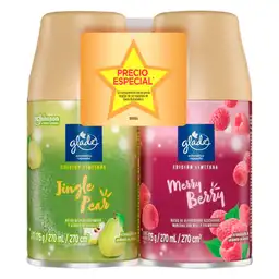 Glade Aromatizante Ambiente Aero Jingle Pea Merry