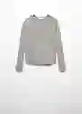 Camiseta Lavi Gris Medio Vigoré Talla XS Mujer Mango