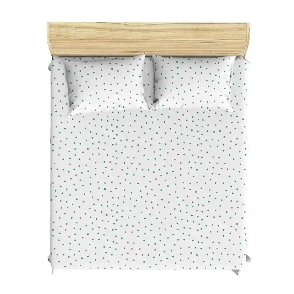 Semij/cama 100% Pol Robin Extradoble Estampado