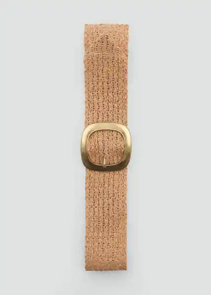 Cinturón Marian Beige Talla S Mujer Mango