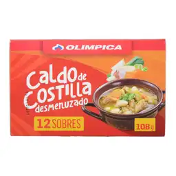 Condimento Caldo de Costilla Desmenuzado Olimpica