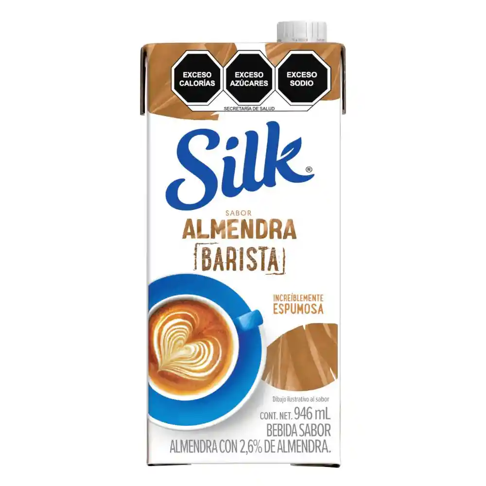 Silk Barista Alimento Liquido De Almendra 946mL
