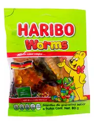 Haribo Gomitas Womrs Sabores Frutales