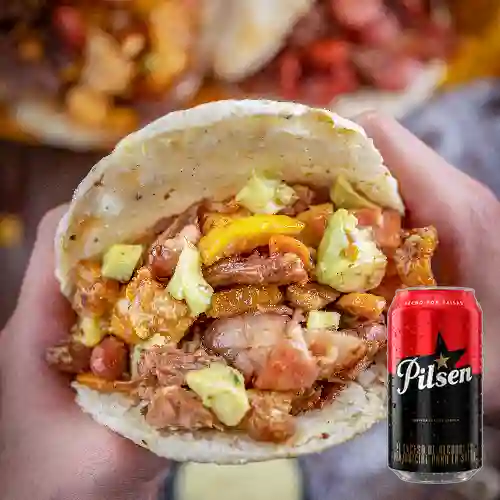 Combo Arepa de la Casa + Pilsen 330ml
