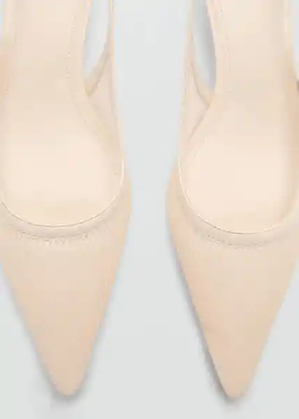 Zapatos Honey Blanco Talla 35 Mujer Mango