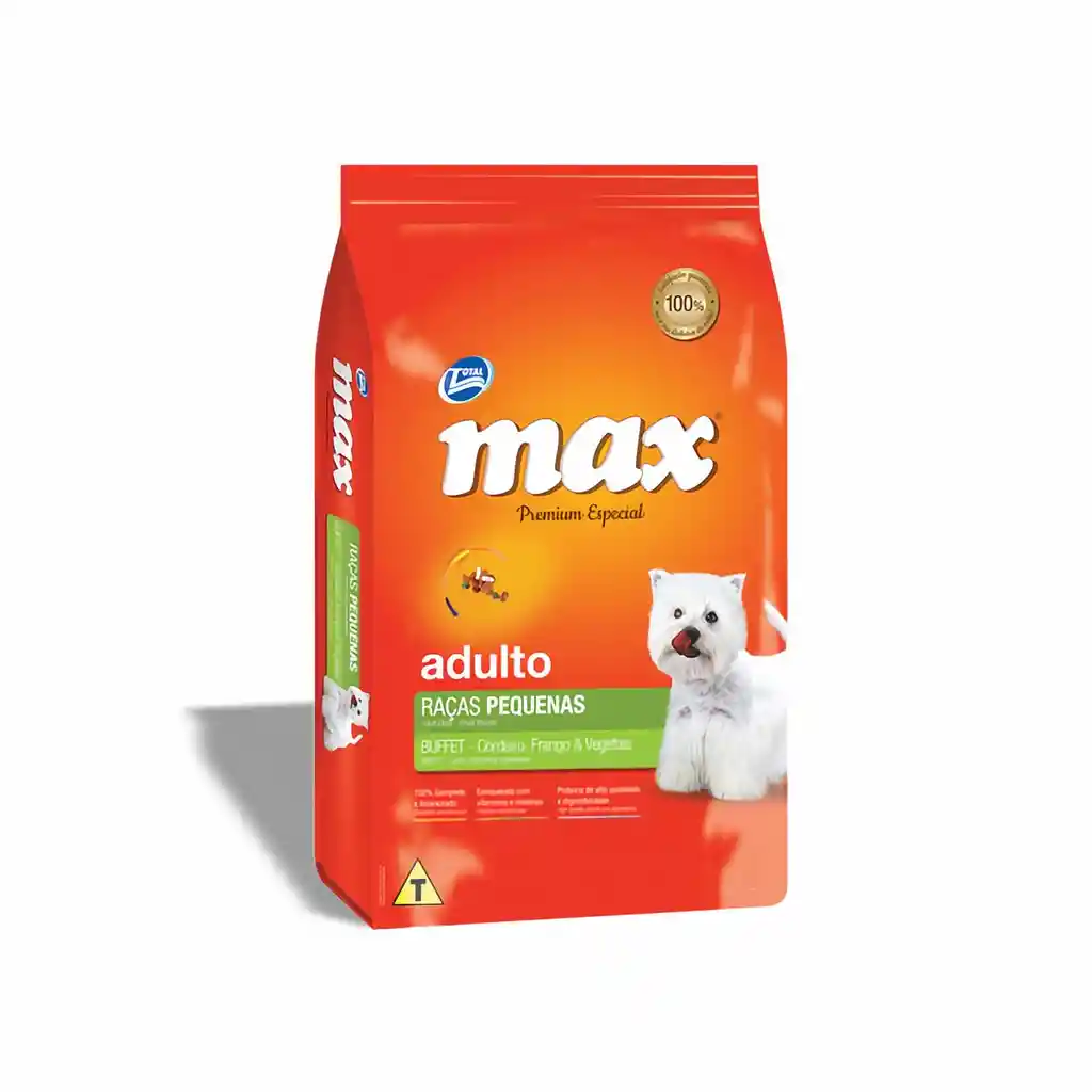 Total Max Alimento Para Perro Adulto Raza Pequeña 8 Kg