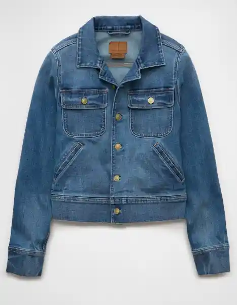 Chaqueta Mujer Azul Talla X-Small 3703915 American Eagle