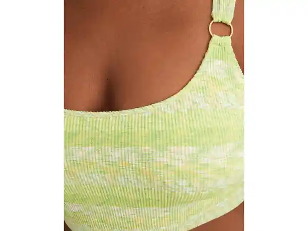 American Eagle Bralette Sin Costura Menta Vibrante Medium