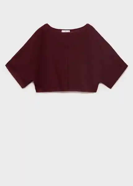 Jersey Aventura Burdeos Talla M Mujer Mango