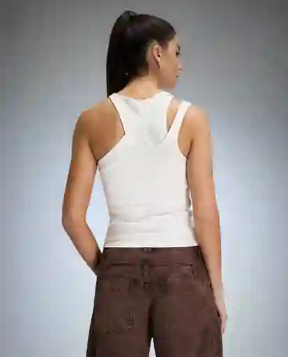 Camisa Mujer Crudo Talla XS 612G082_CRU110606