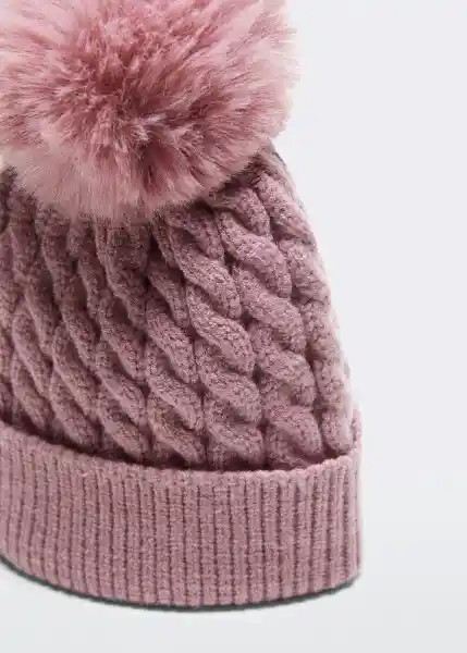 Gorro Oslobh Rosa Pastel Talla 65 Niñas Mango