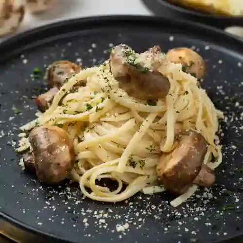 Pasta de Trufa con Champiñones