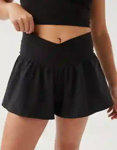 Short Aerie Negro Talla X-SMALL 1217073 American Eagle
