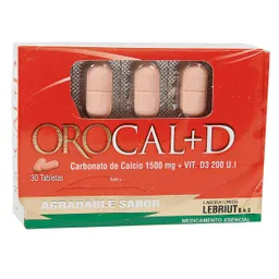 Orocal+D (1500 mg / 200 U.I)