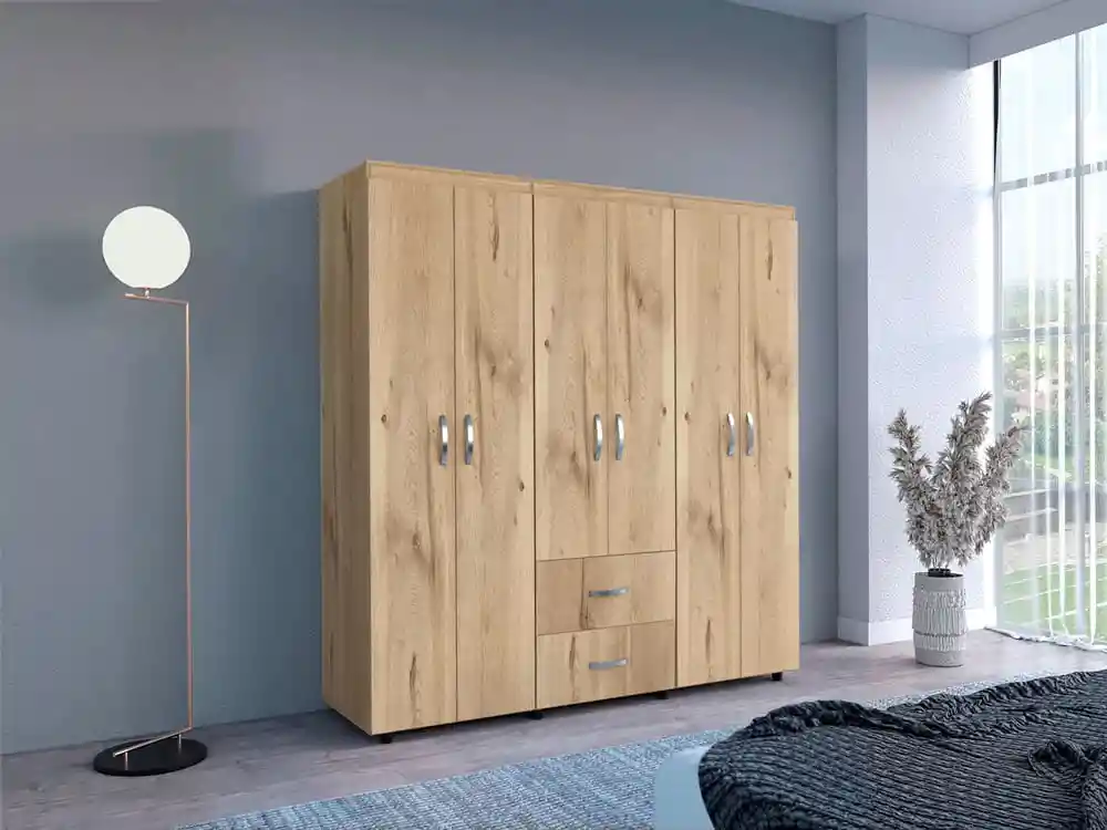 Closet Bariloche 180x170x50 Rta Duna Blanco