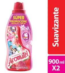 Aromatel Suavizante Fragancia Frutos Rojos 2X900Ml