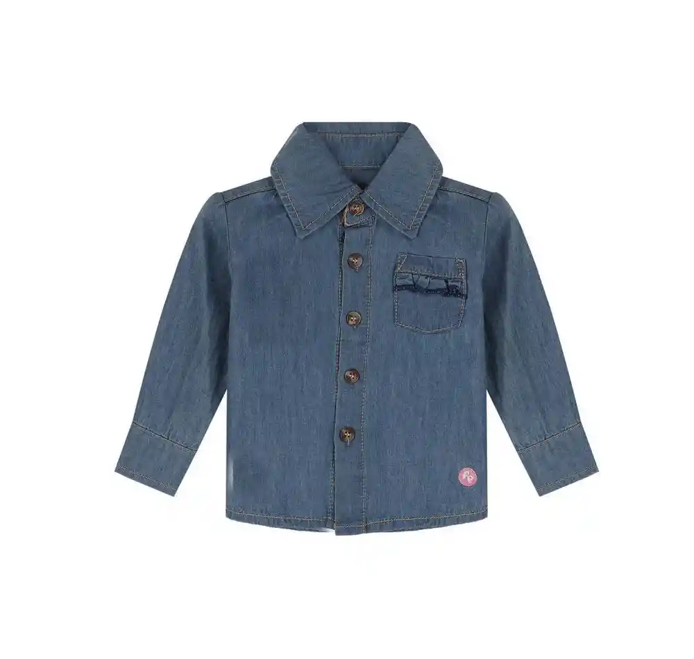 Blusa Manga Larga Para Bebe 9-12-denim