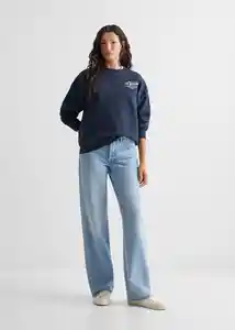 Buzo Sudadera Marais Navy Talla 19 Teen Niñas Mango