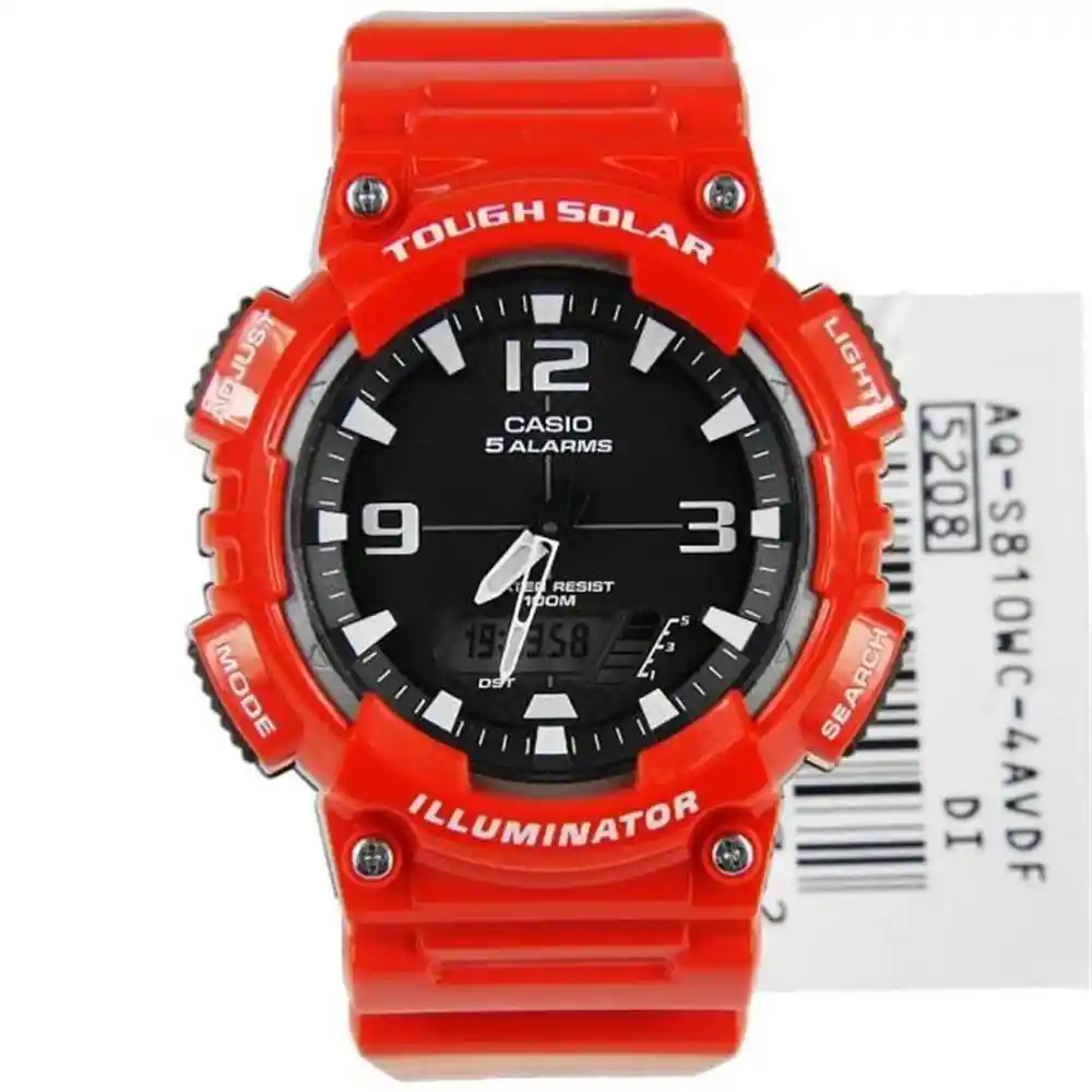 Reloj Casio Tough Solar Aq-s810wc-4a Deportivo