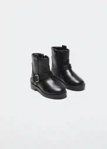 Botin Nuriab Negro Talla 24 Niñas Mango