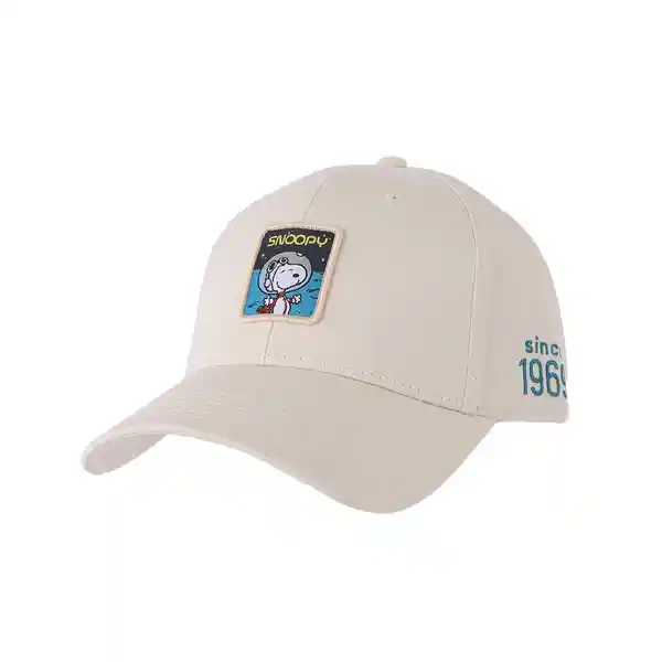 Gorra de Béisbol Snoopy Little Space Explorer Beige Miniso