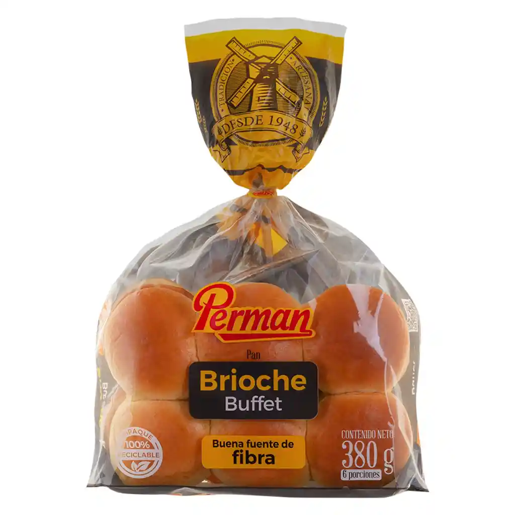 Perman Pan tipo Brioche Buffet 370 Gr