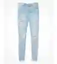 Jean Jegging Azul Talla 8 Short Mujer American Eagle