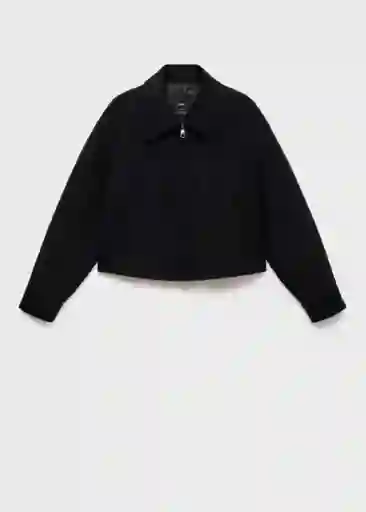 Chaqueta Candyx Negro Talla M Mujer Mango