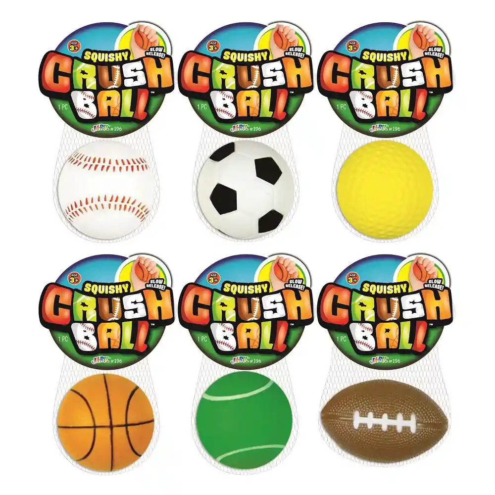 Squish Juguete Ja-Ru Bola Squish Deportes
