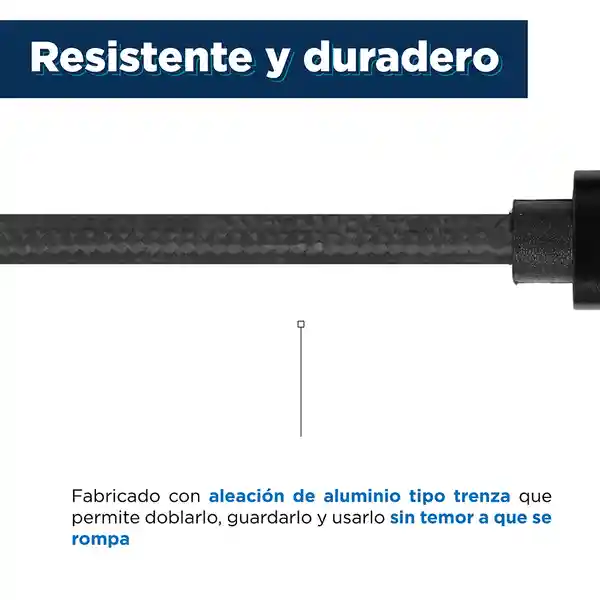 Cable de Datos de Aluminio Trenzado Tipo C 3A Negro Miniso