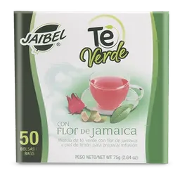 Jaibel té Verde Con Flor de Jamaica