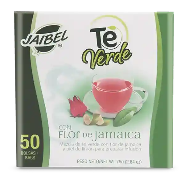 Jaibel té Verde Con Flor de Jamaica