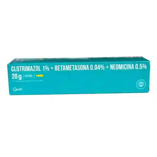 Clotrimazol+betametasona+neomicina 1/0.04/0.5 % Crema