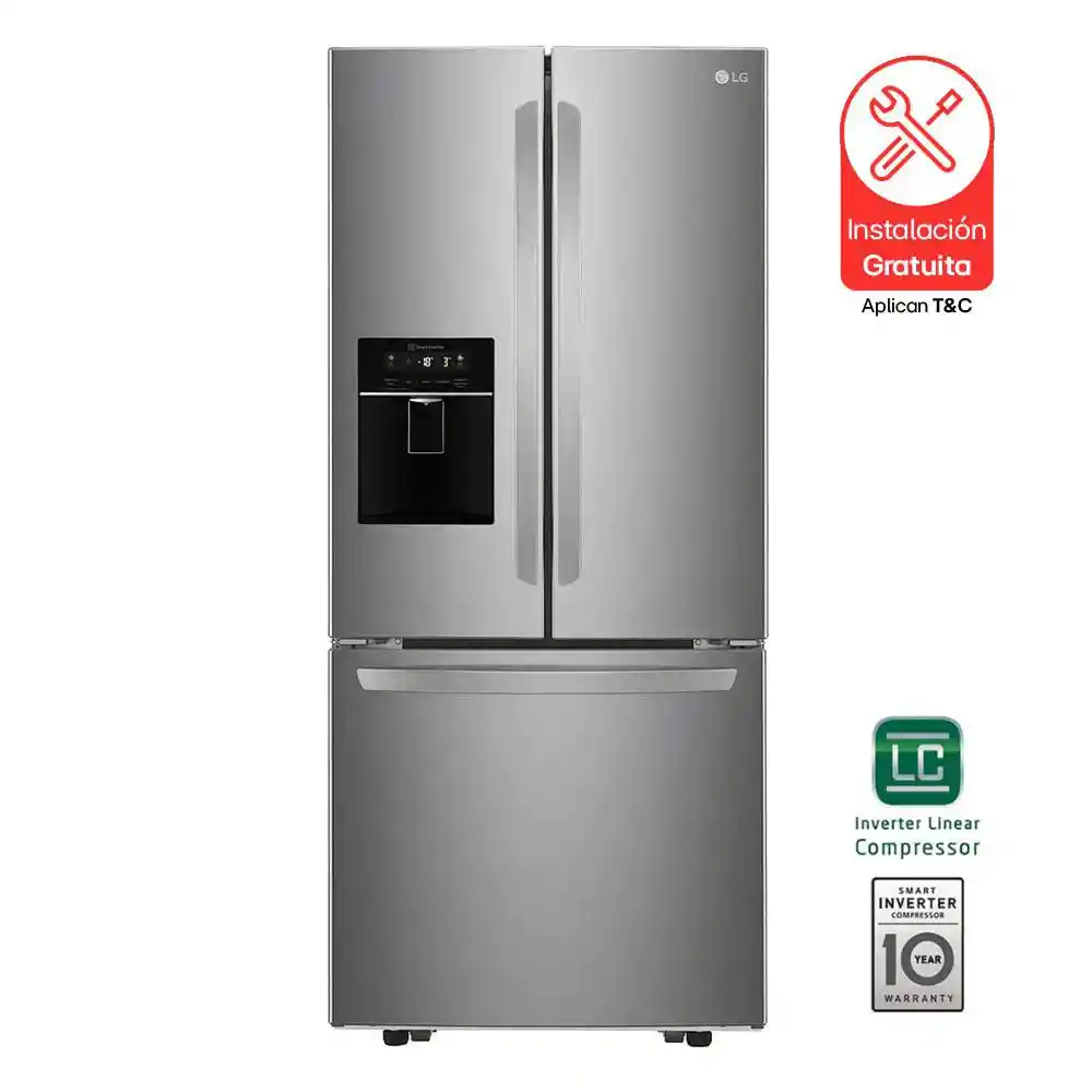 Nevecón Lg No Frost Lm22sgp.apzcccm Gris