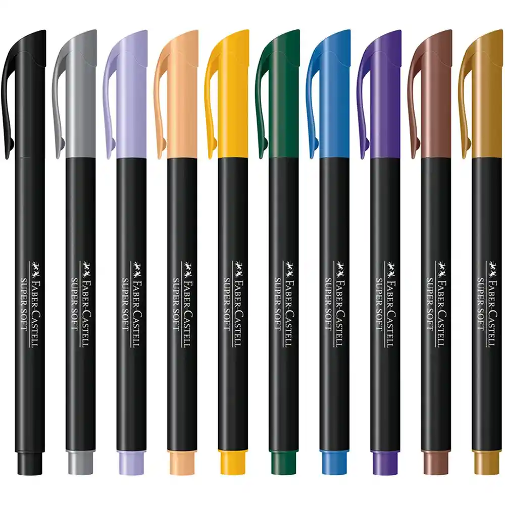   Faber Castell  Plumon Super Soft Pincel 20 unidades