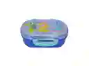 Recipiente Taper Con División Azul 14.7 x 13 x 4.5 cm Casaideas