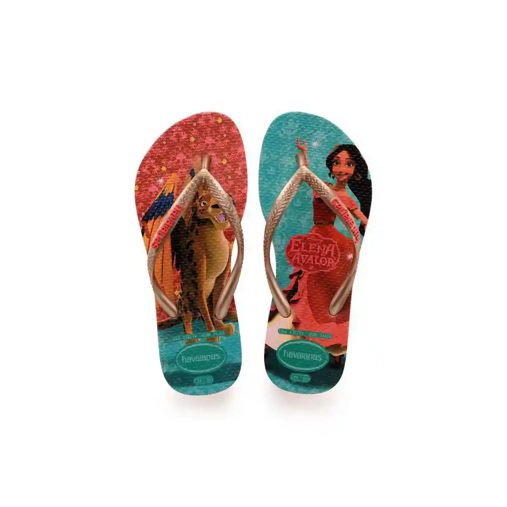 Sandalias Kids Slim 29/30 - Coral