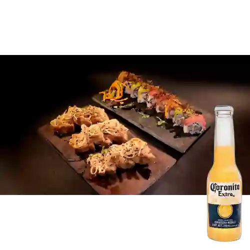 Combo Pepe Crispy Roll + Corona 210 ml