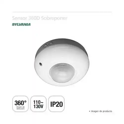Sylvania Sensor 360d Sobreponer 110-130v Max 100w Led