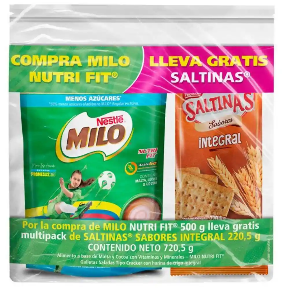 Bebida Choc Act Go Gts Saltins Milo