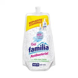 Gel Familia Antibacterial Repuesto X 405 Ml