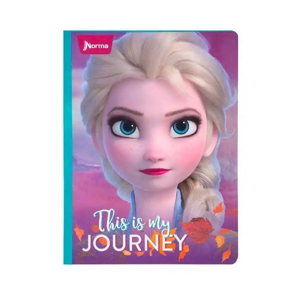 Norma Cuaderno Frozen 2 Doble Línea / Ferrocarril Cosido