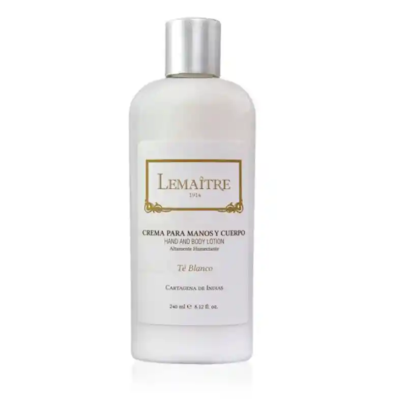 Lemaitre Crema Para Manos y Cuerpo té Blanco