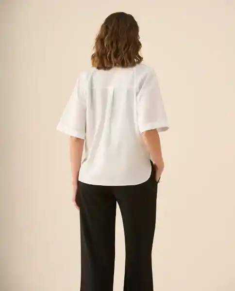 Camisa Blanco Radiante Claro Talla L 113G011 Esprit