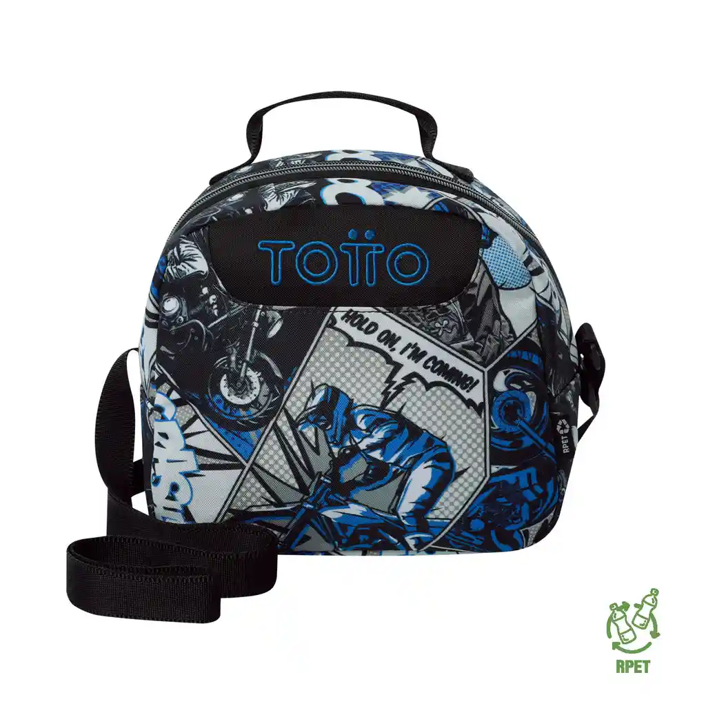 Lonchera Borrador Gris Con Aislamiento Térmico