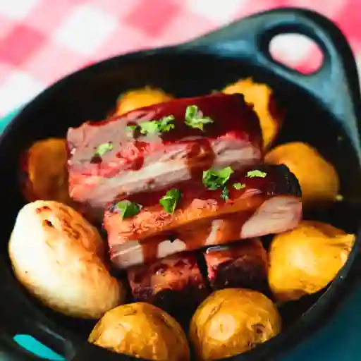 Costillas ahumadas con poker 250g